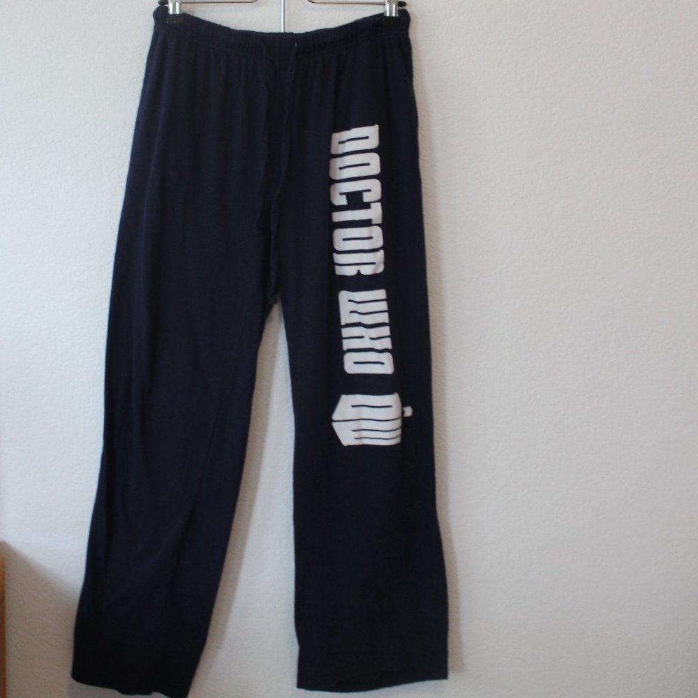 Doctor Who navy sweatpants with logo